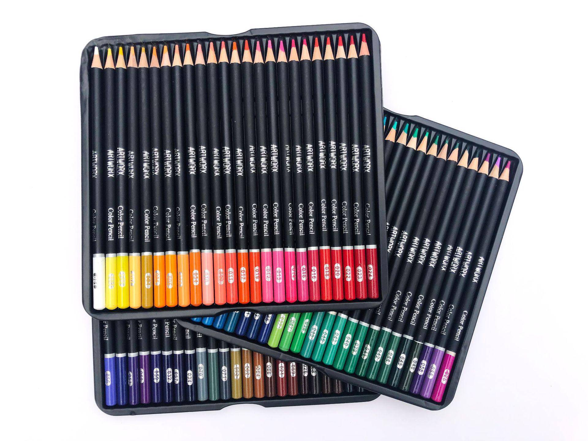 Набор цветных карандашей YOVER в металлической коробке 72 цвета (YW-PWC072) - фото 9 Набор цветных карандашей YOVER в металлической коробке 72 цвета (YW-PWC072) - фото 9