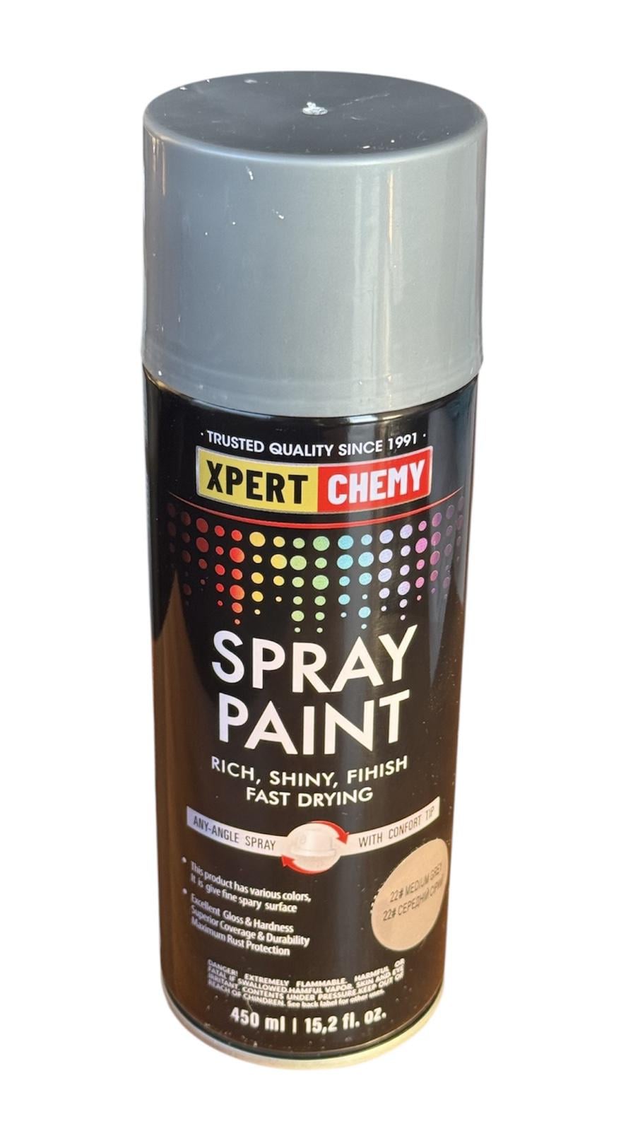 Фарба аерозольна універсальна XPERT CHEMY SPRAY PAINT 450 мл 22 Сірий класичний (XC-SP-0016)