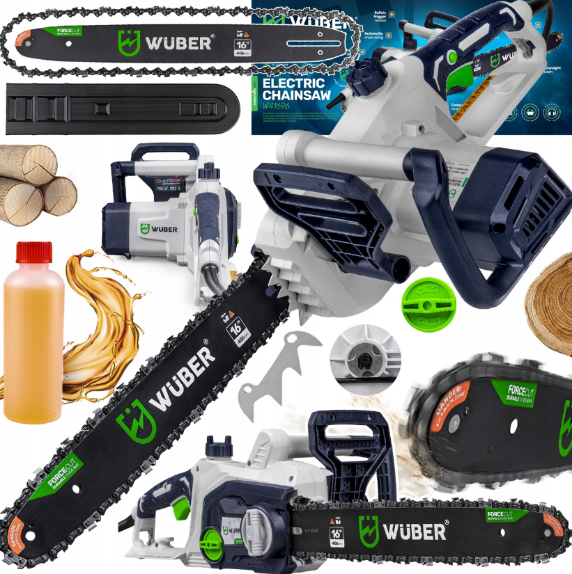 Пила електрична ланцюгова Wuber 2000 Вт (2135837416) - фото 2 Пила електрична ланцюгова Wuber 2000 Вт (2135837416) - фото 2