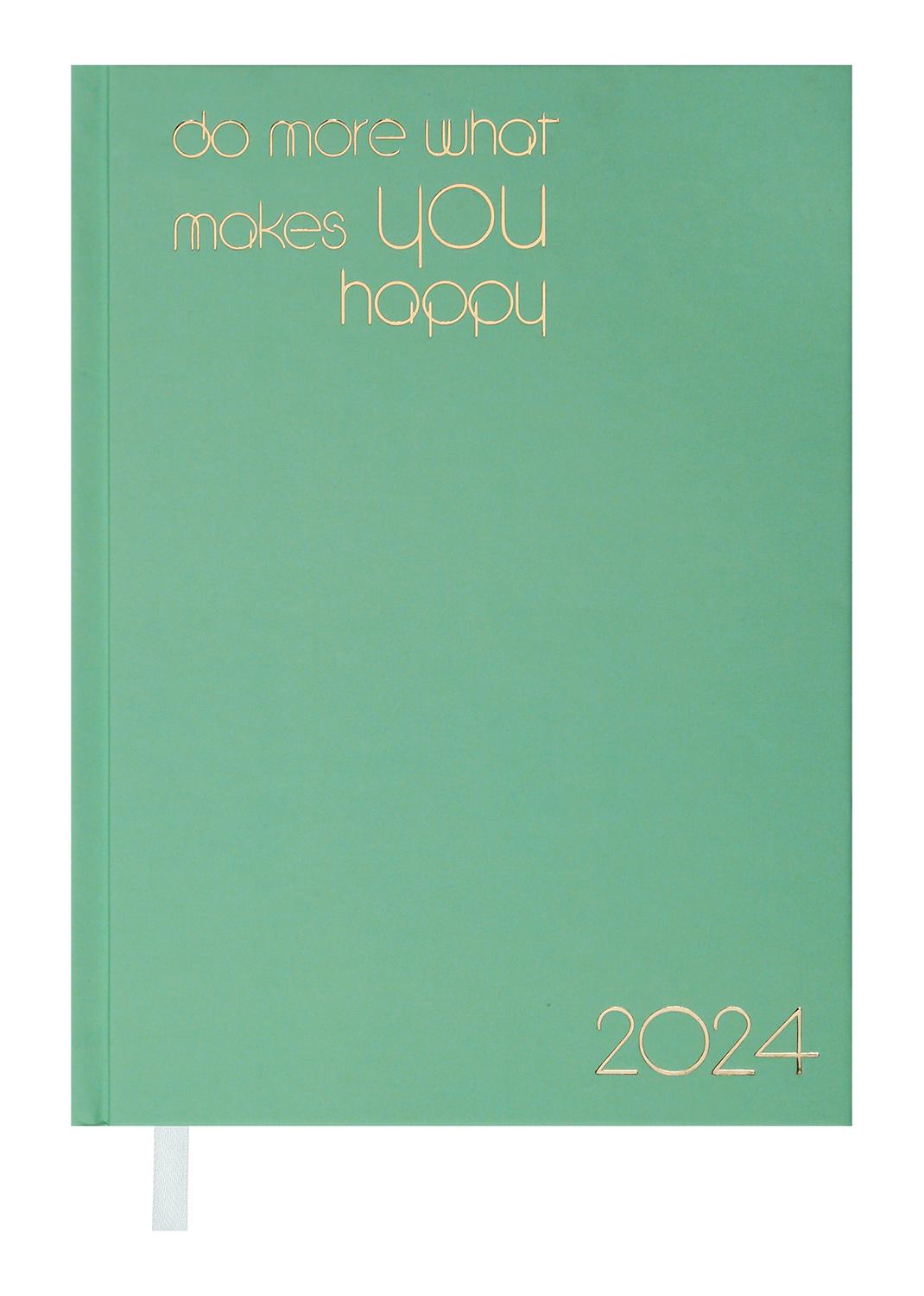 Дневник BUROMAX 2024 А5 Motivetion Мятный (BM.2171-38)