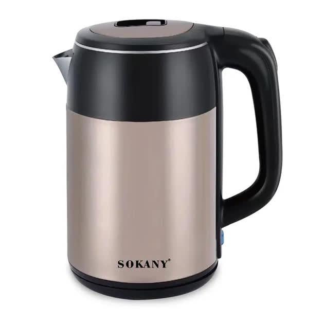 Електрочайник Sokany SK-SH-1051 2000 Вт 2,5 л Коричневий (28263800)