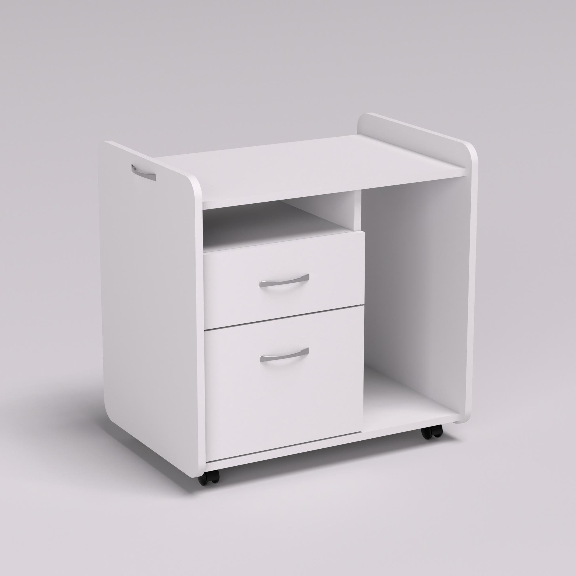 Тумба офисная Континент ТМО-2 650х450х612 мм Белый (13106)