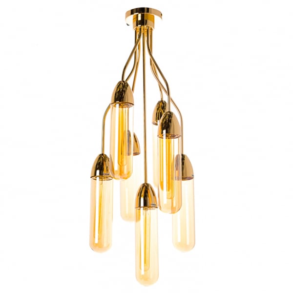Люстра Flora на 7 плафонів Медовий (OK013 / 7 (A)
