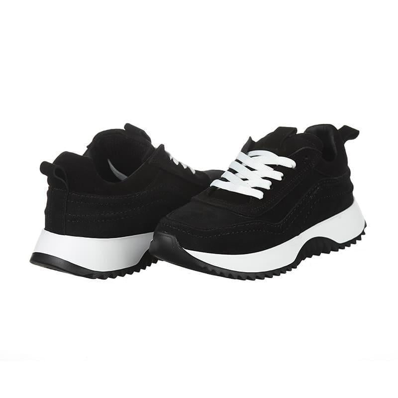 Кроссовки женские Best Vak 10288-01 замшевые р. 40 Черный (20355)