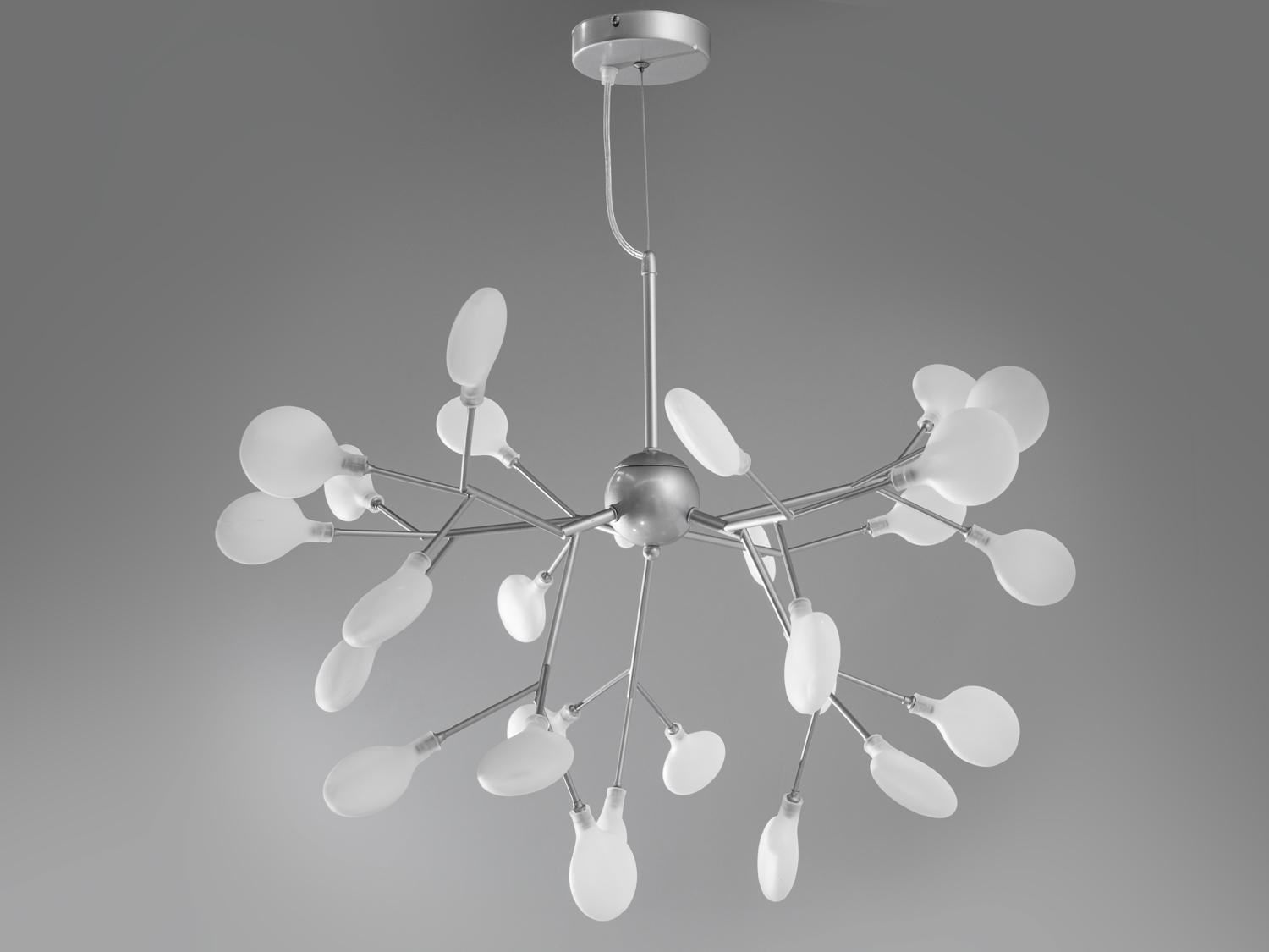 Люстра подвесная Светлячок 27 ламп Хром сатин (887-27A SL ) - фото 1