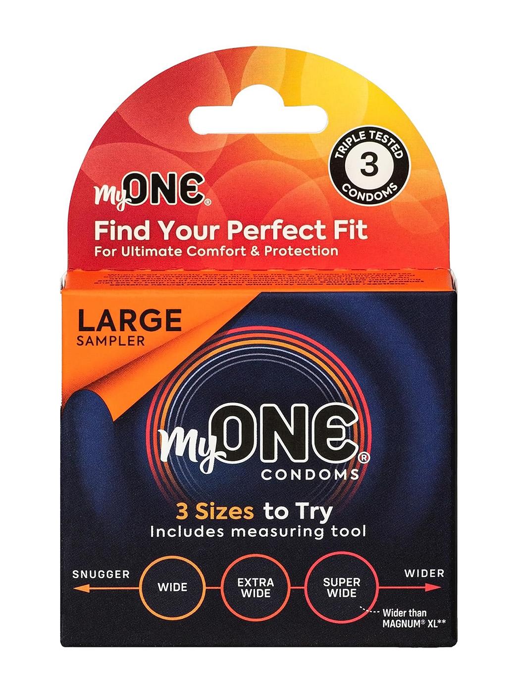 Презерватив большого размера MyONE Large Sampler 3 шт.