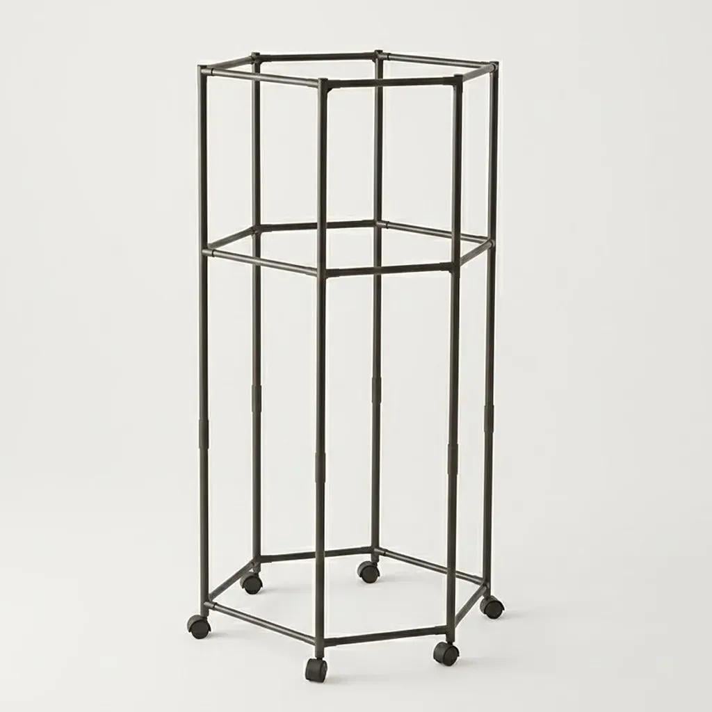 Вешалка для одежды ART Rack AR3601-2 шестигранная 175x62.4x70 см Черный (35048670)