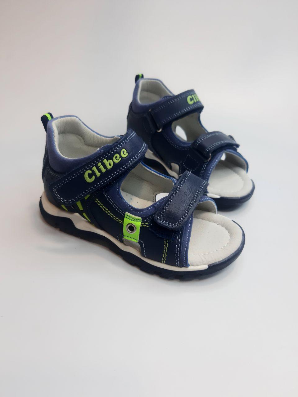 Босоножки для хлопчика Clibee р. 31 18,5 см Синий (6-2 AB blue)