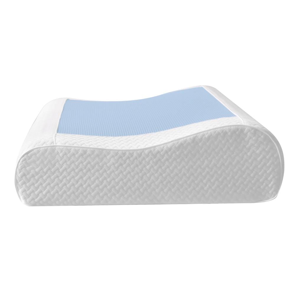 Подушка ортопедична IDEIA CoolGel анатомічна з ефектом памʼяті з наволочкою на блискавці 60х40х11/9 см (26404) - фото 2