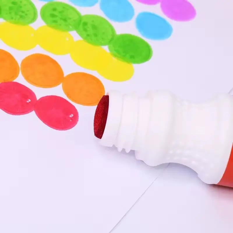 Маркеры пальчиковые DOT для творчества точечные краски для рисования и живописи на водной основе 3 цвета - фото 4 Маркеры пальчиковые DOT для творчества точечные краски для рисования и живописи на водной основе 3 цвета - фото 4