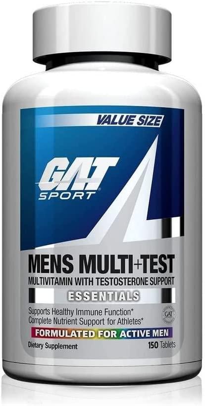 Вітаміни та мінерали для чоловіків GAT Men's Multi Test, Multivitamin with Testosterone Support 150tabs