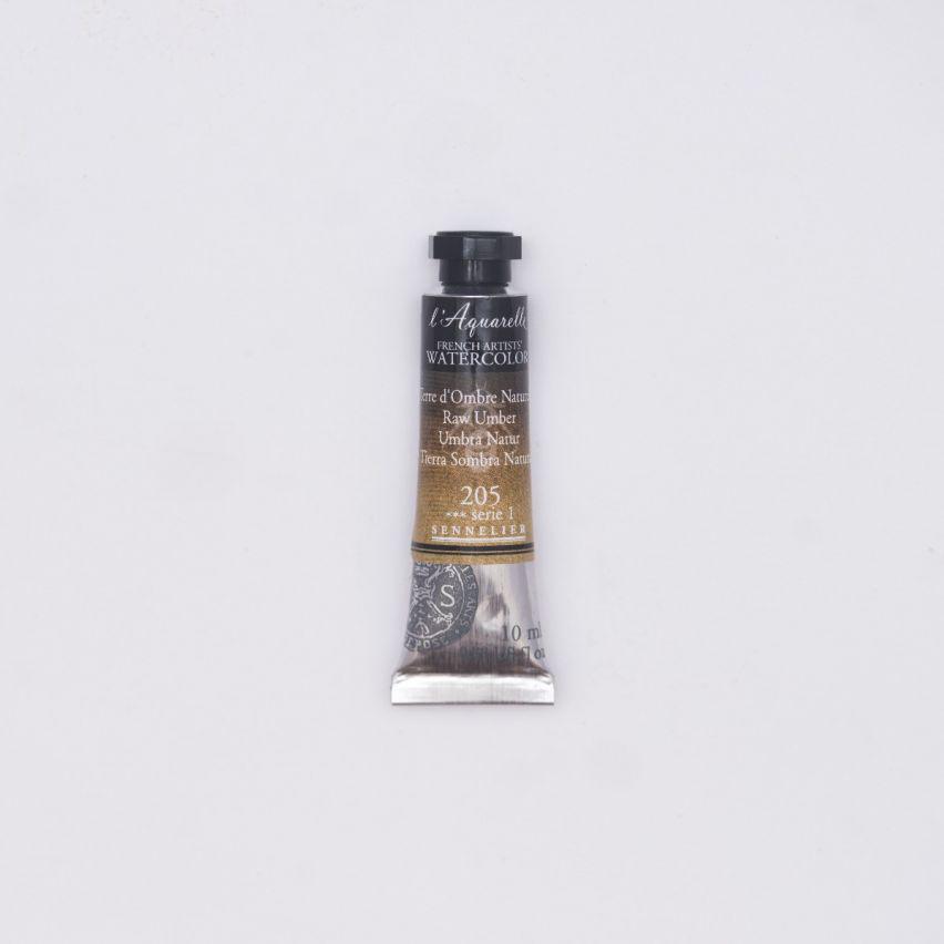 Акварель в тюбиках Sennelier L'Aquarelle S1 10 мл Raw Umber