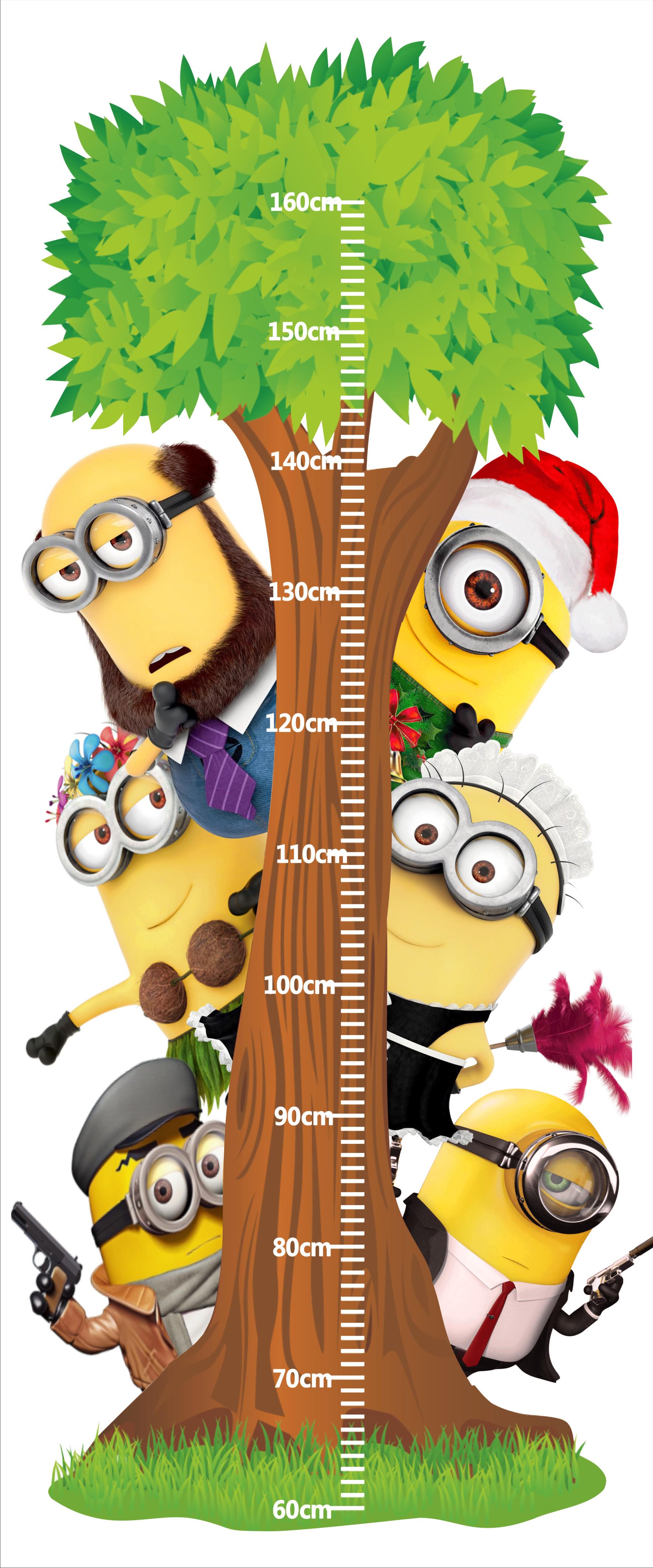 Ростомір дитячий Міньйони 120х50 см (08)