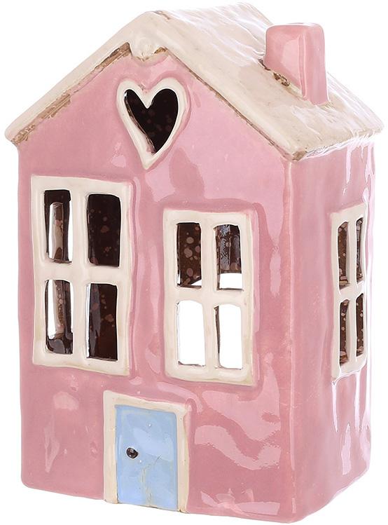 Подсвечник декоративный керамический Старый город дом N19 13,5х10х20,5 см