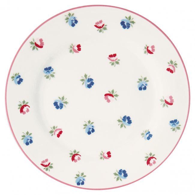 Тарілка GreenGate Viola 21 см White (5707463390840)