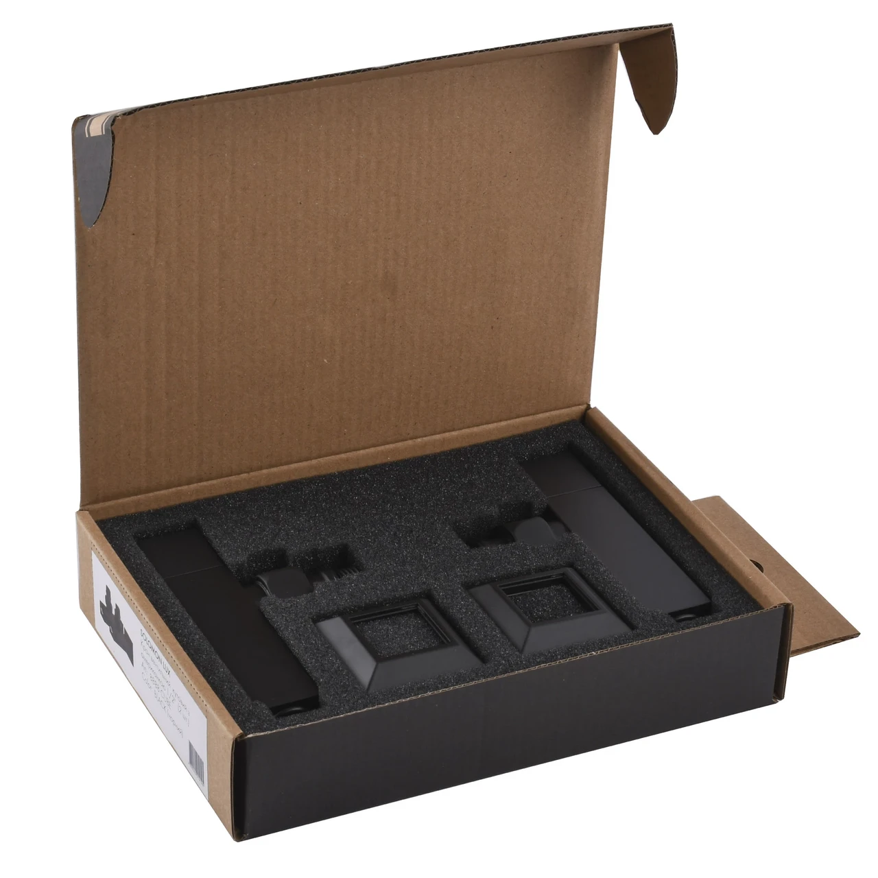 Комплект полуоборотных кранов угловых с американкой Solomon LUX 1/2" CUBE 8888 Black (23500565) - фото 8