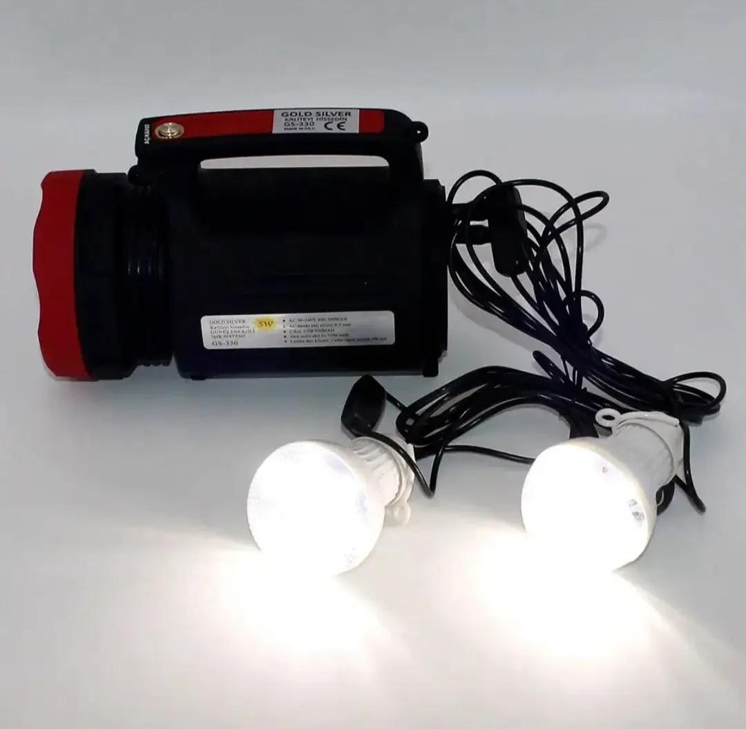 Фонарь Solar GS-330,PM светодиодный с аккумулятором на солнечной батарее - фото 4