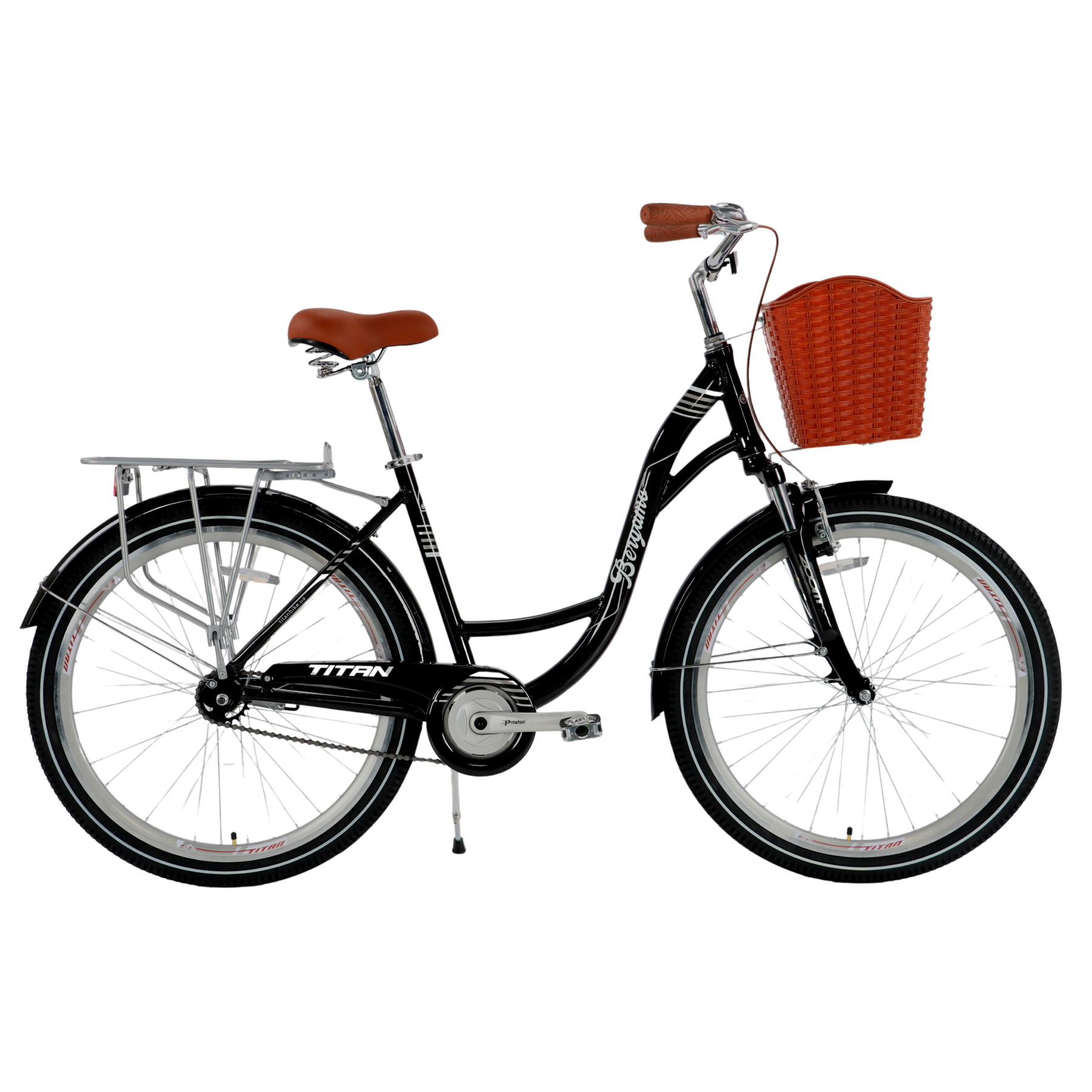 Велосипед Titan Bergamo 2024 26" 17" Black