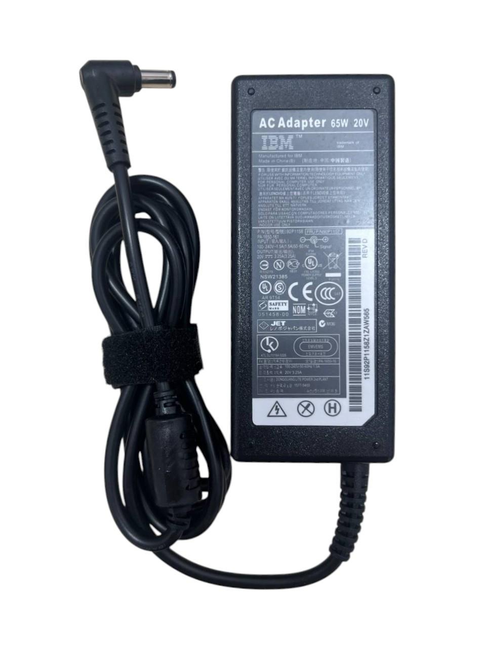 Блок живлення для ноутбука Lenovo 0335A2065 65W 20V 3,25A 5,5x2,5 мм (077271)