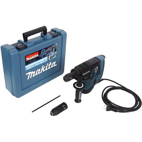 Сетевой перфоратор Makita HR2810T (SDS+, 800 Вт) с быстрозажимным патроном + кейс (4497)