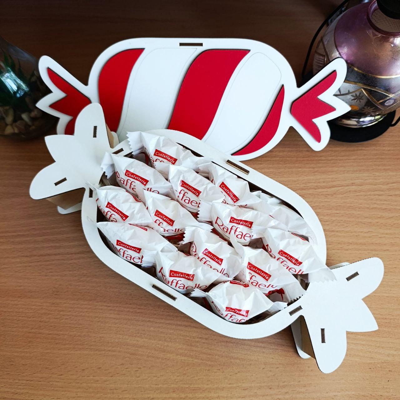 Бокс с конфетами Raffaello для ребенка/девушки на день рождения/новый год/день влюбленных/8 марта (ar264) - фото 4 Бокс с конфетами Raffaello для ребенка/девушки на день рождения/новый год/день влюбленных/8 марта (ar264) - фото 4