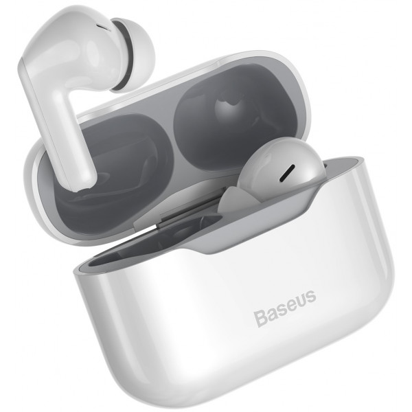 Наушники беспроводные Bluetooth ANC BASEUS SIMU S1 (NGS1-02) White
