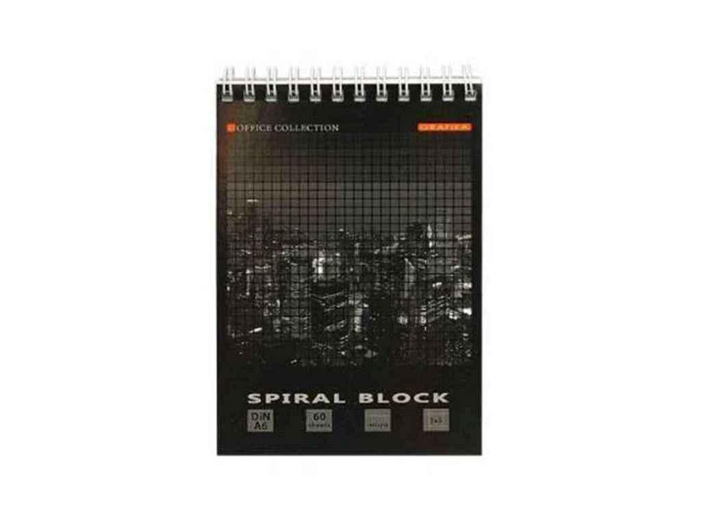 Блокнот Графика А5 MEGPOLIS на спирали 60 л. (ВА5460-004)