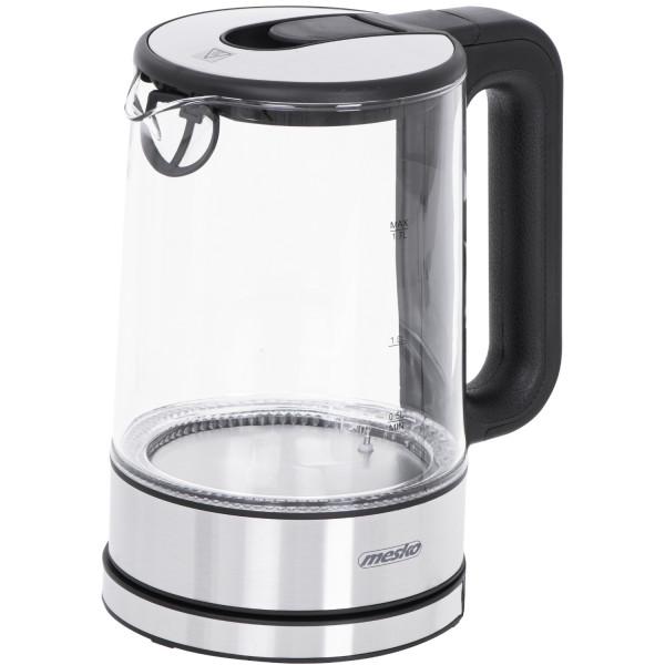 Электрочайник Mesko MS 1301 стеклянный с установкой температуры 2200 Вт, 1,7 л Black (MS1301B) - фото 3 Электрочайник Mesko MS 1301 стеклянный с установкой температуры 2200 Вт, 1,7 л Black (MS1301B) - фото 3