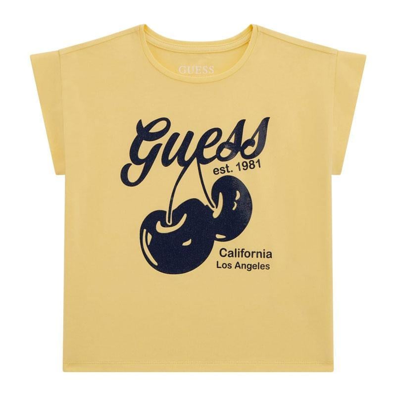 Футболка GUESS J5GI00K6YW4 G2Q5 122-128 см 8 років Жовтий (32540397)