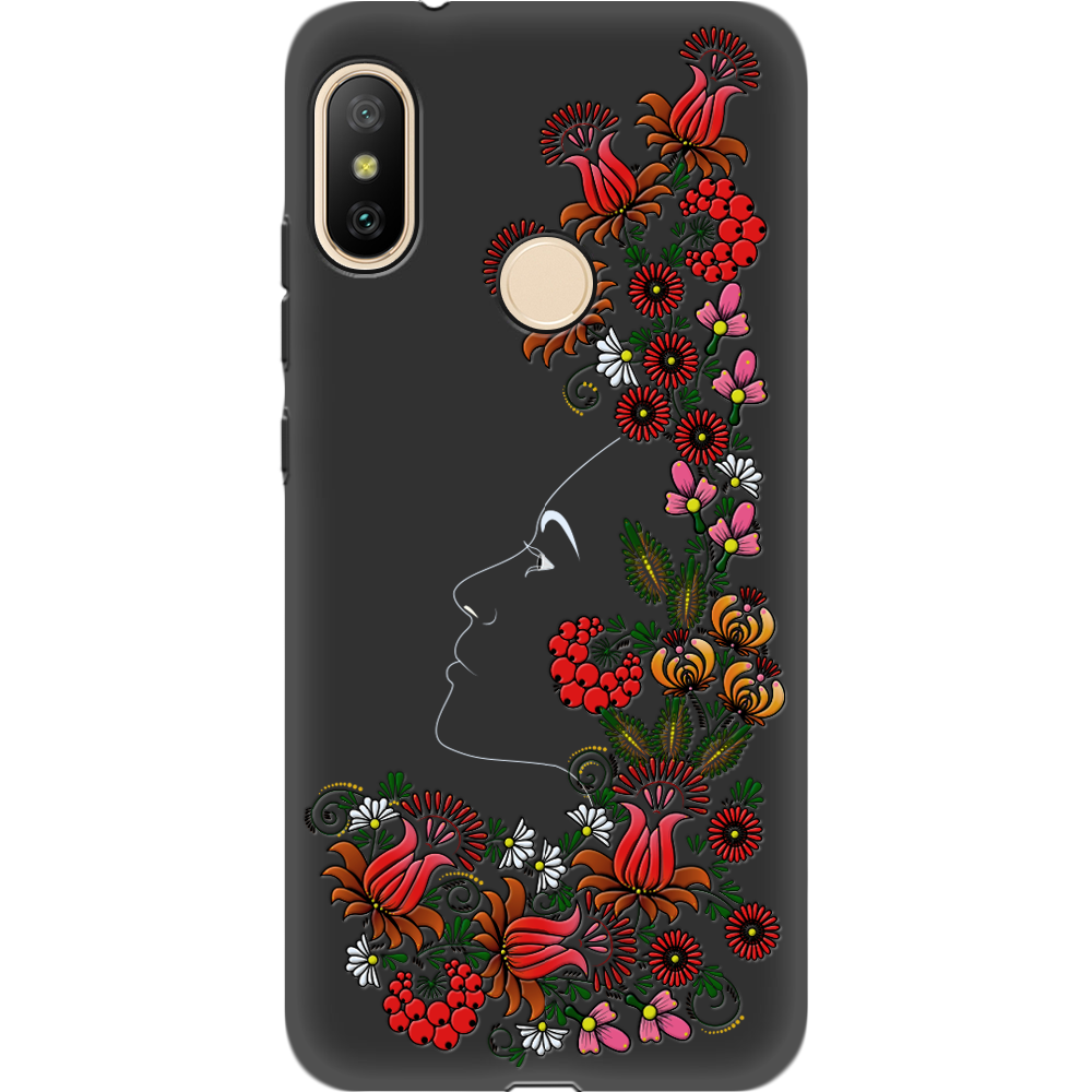 Чехол BoxFace Xiaomi Mi A2 Lite 3D Ukrainian Muse Черный силикон (34892-bk64-35127)