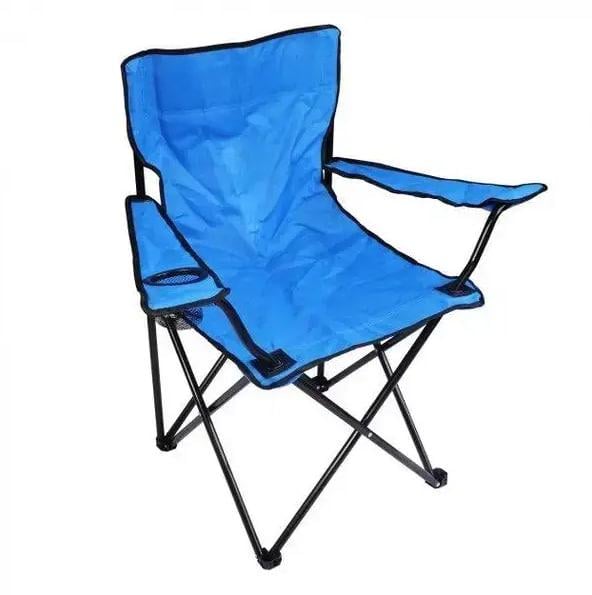 Кресло туристическое Паук S-100B раскладной 80х50 см Синий (7038284)
