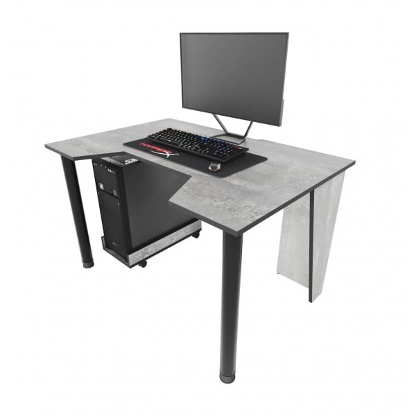 Компьютерный стол игровой Zeus GAMER-1 Бетон/Черный (620a5d5202f9f47cd13562d2) Компьютерный стол игровой Zeus GAMER-1 Бетон/Черный (620a5d5202f9f47cd13562d2)