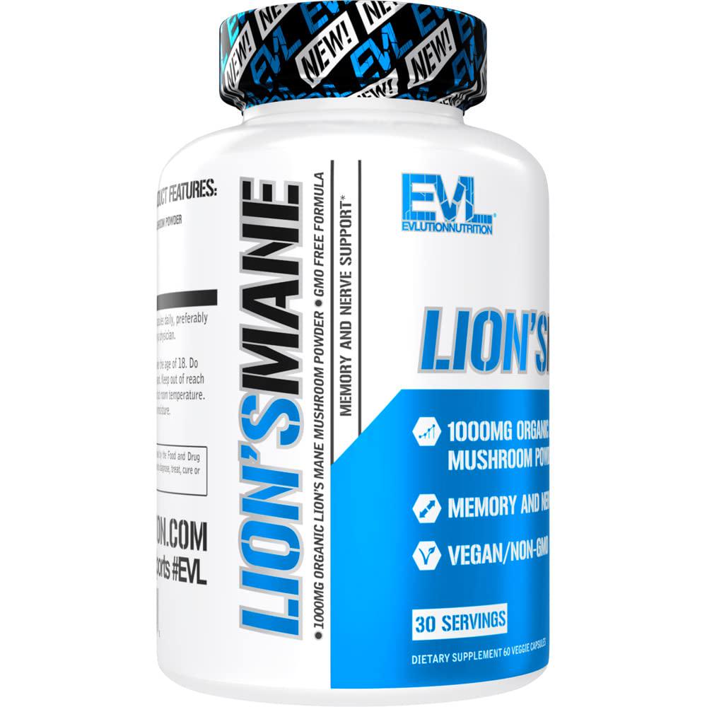 Натуральна добавка EVLution Nutrition Lion's Mane 60 капс. (00000038273)