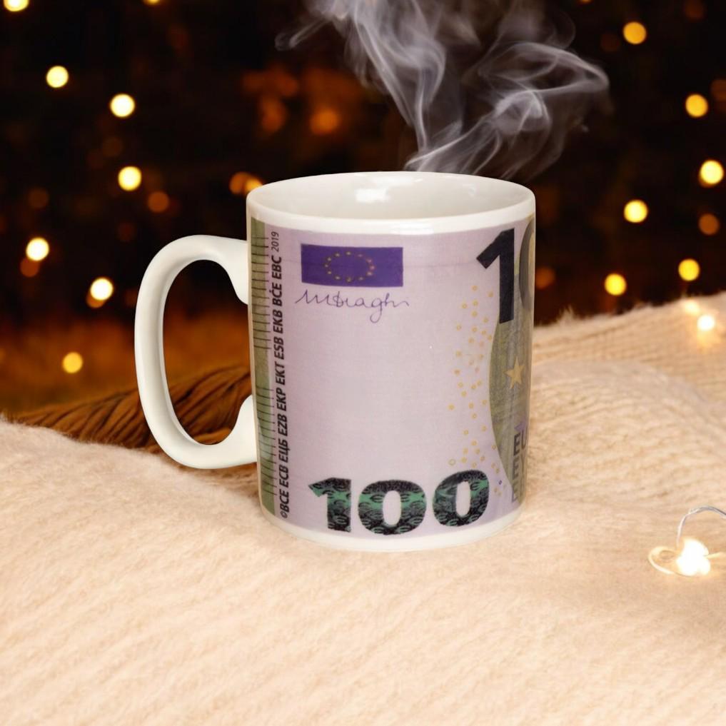 Большая керамическая кружка "Евро", 1 литр - фото 4