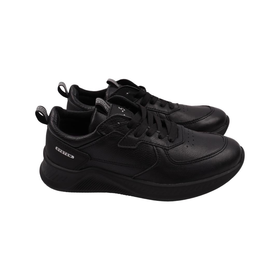 Кроссовки мужские Konors из кожи р. 36 Черный (614-22DTS)