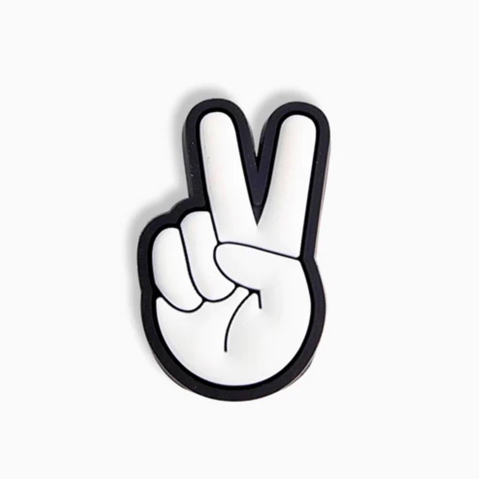 Джибітс для взуття JIBBITZ Знак миру № 87 Білий (1047)