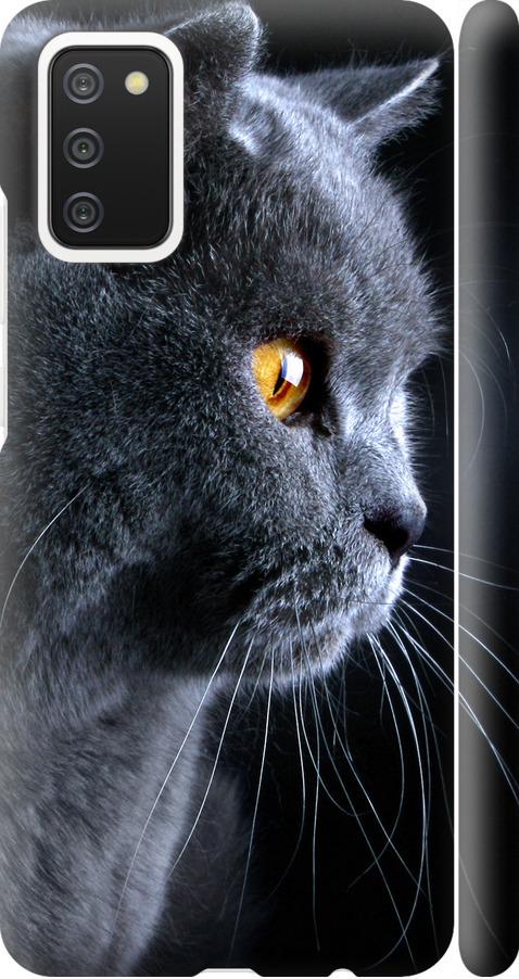 Чохол на Samsung Galaxy A02s A025F Гарний кіт (3038m-2203-42517)