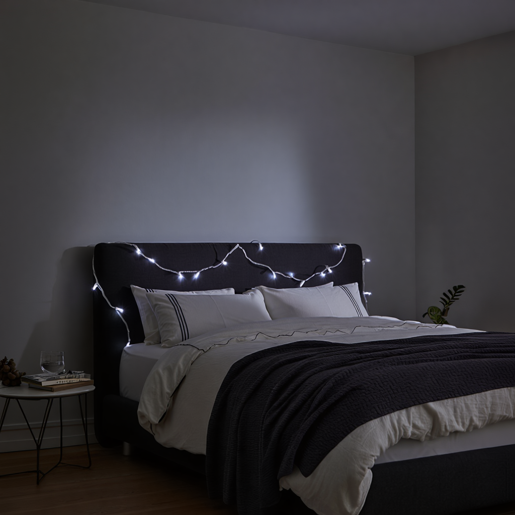 Гирлянда комнатная Нить W50LED6MWW 6 м 50 LED Белый/Белый (29912684) - фото 2 Гирлянда комнатная Нить W50LED6MWW 6 м 50 LED Белый/Белый (29912684) - фото 2