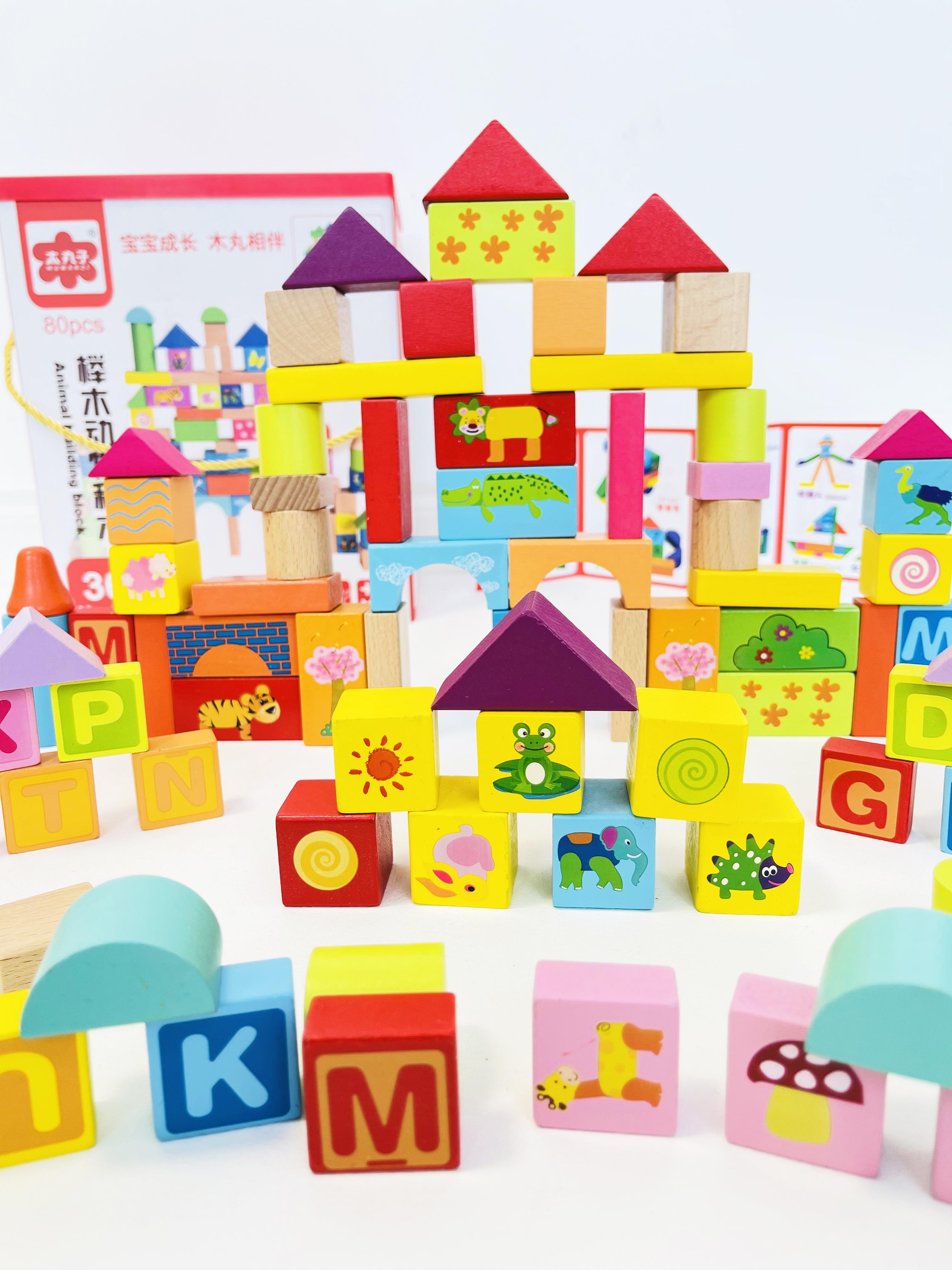 Детская деревянная развивающая игрушка конструктор город Oray - фото 13 Детская деревянная развивающая игрушка конструктор город Oray - фото 13