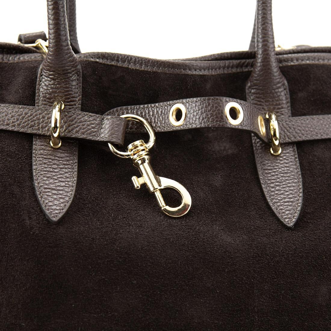 Сумка женская кожаная Firenze Italy F-IT-7667DB Шоколадный (2768688642) - фото 6 Сумка женская кожаная Firenze Italy F-IT-7667DB Шоколадный (2768688642) - фото 6