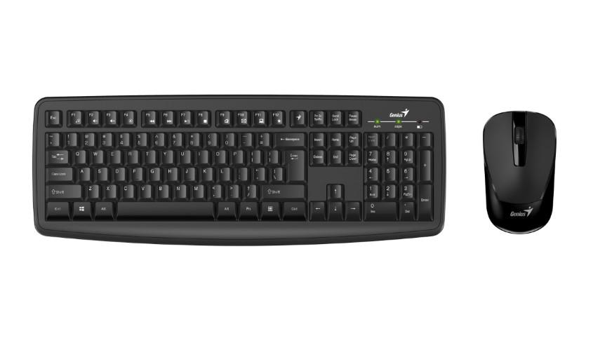 Клавіатура з мишкою Genius SlimStar KM-8100 UKR Black (9614695)