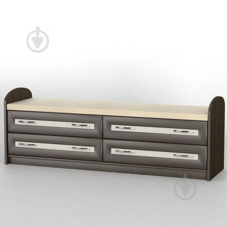 Комод прикроватный Тиса Мебель КП-107 Венге/Дуб молочный Комод прикроватный Тиса Мебель КП-107 Венге/Дуб молочный