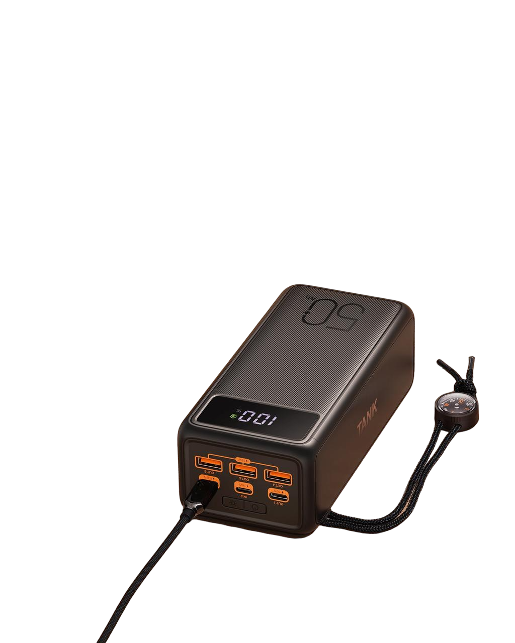 Повербанк Veger Tank Boost LCD Quick Charge PD130W 56000 mAh