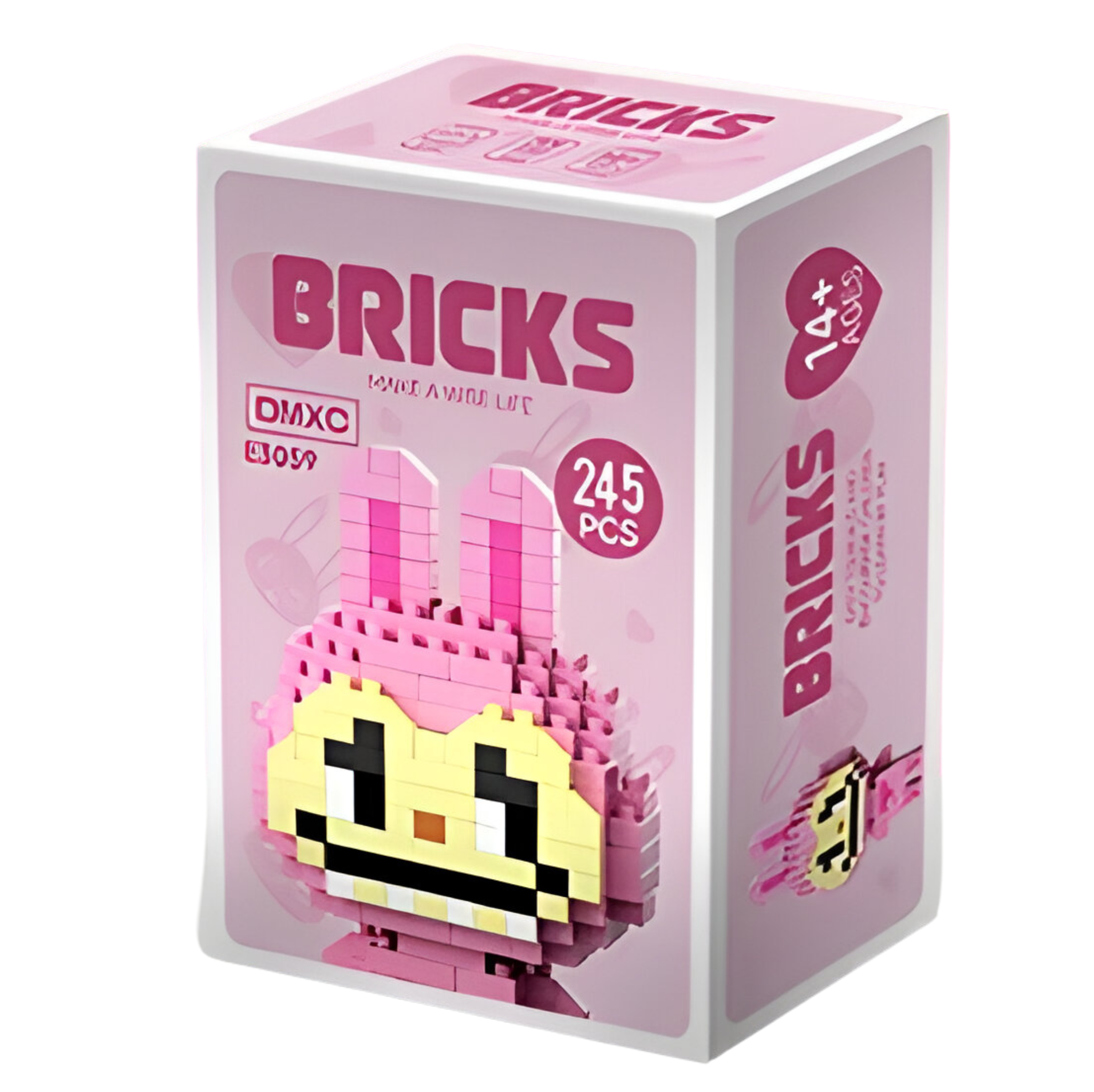 ᐉ Конструктор детский Bricks Зайка Лабуба 245 дет. Розовый (E3059