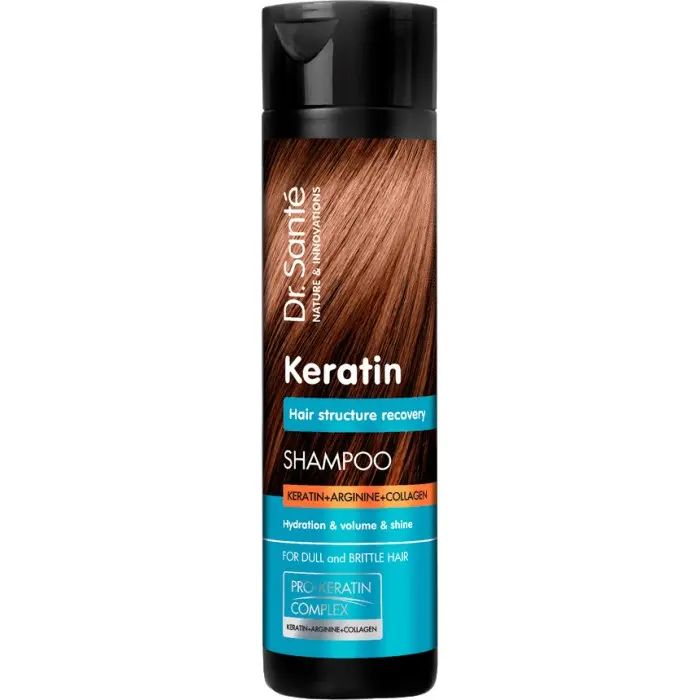Шампунь Dr.Sante Keratin для тьмяного і ламкого волосся 250 мл (935497)