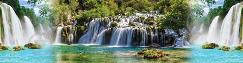 Наклейки кухонный фартук  Zatarga "Водопад тропический "  600х2500 мм (Z180246)