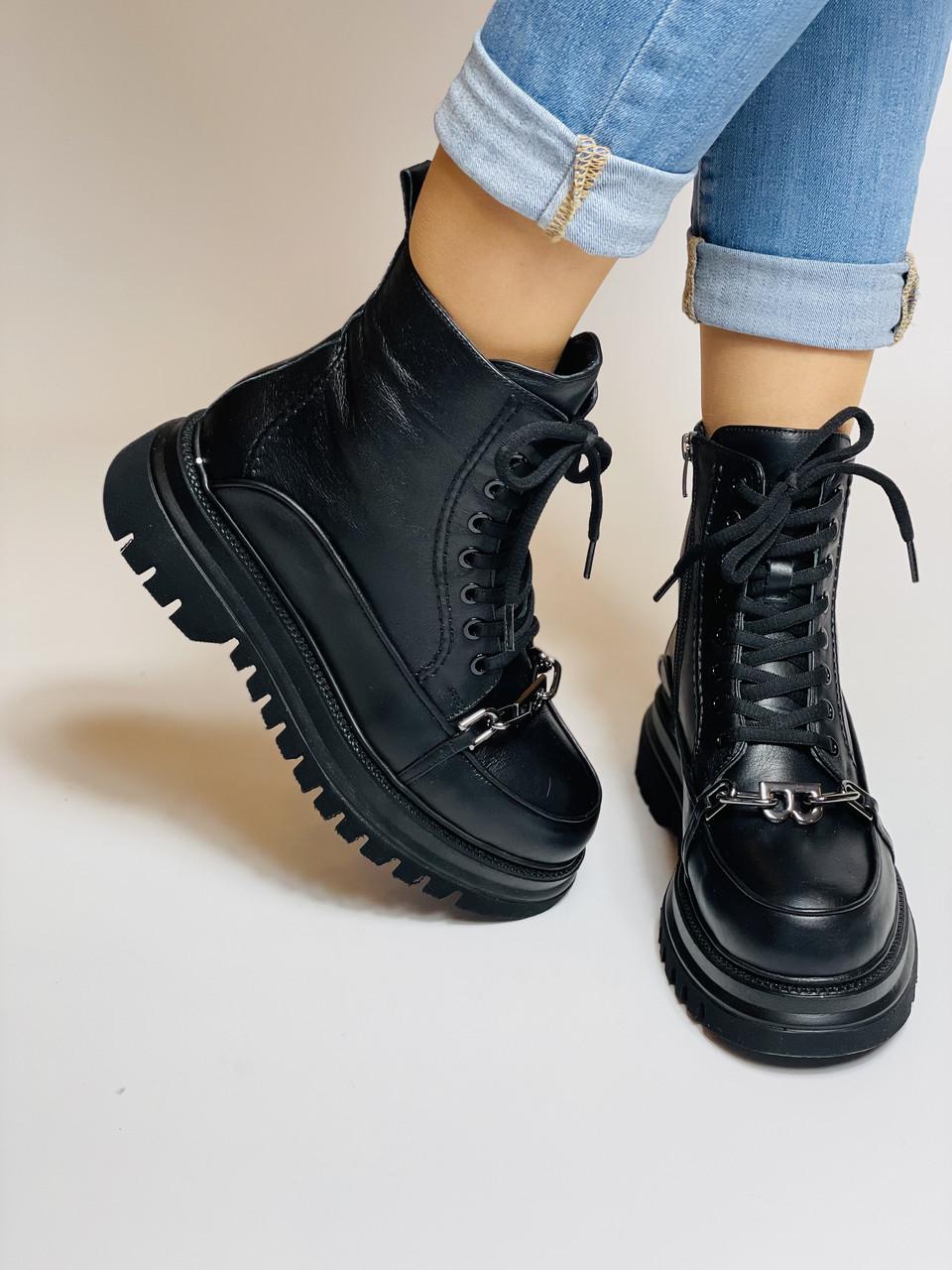 Ботинки женские зимние Trio Trend р. 40 25,5 см Черный (2734)