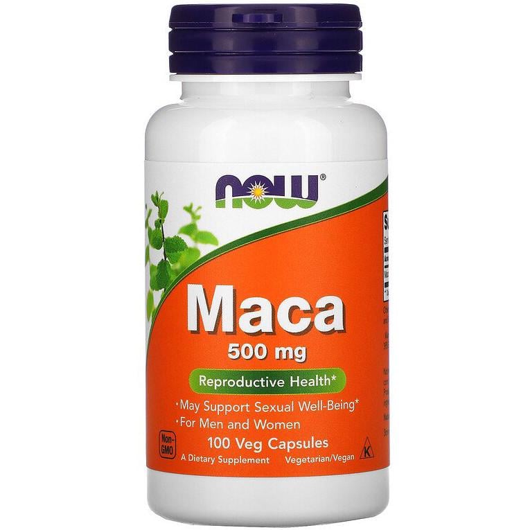 Мака перуанська NOW Foods Maca для сечостатевої системи 500 мг 100 капсул (917909565)