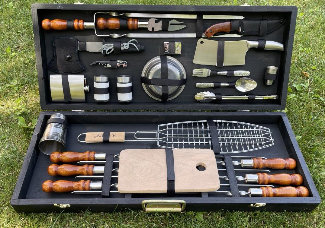 Набор шампуров в кейсе Шашлычный Х-1-2 XL