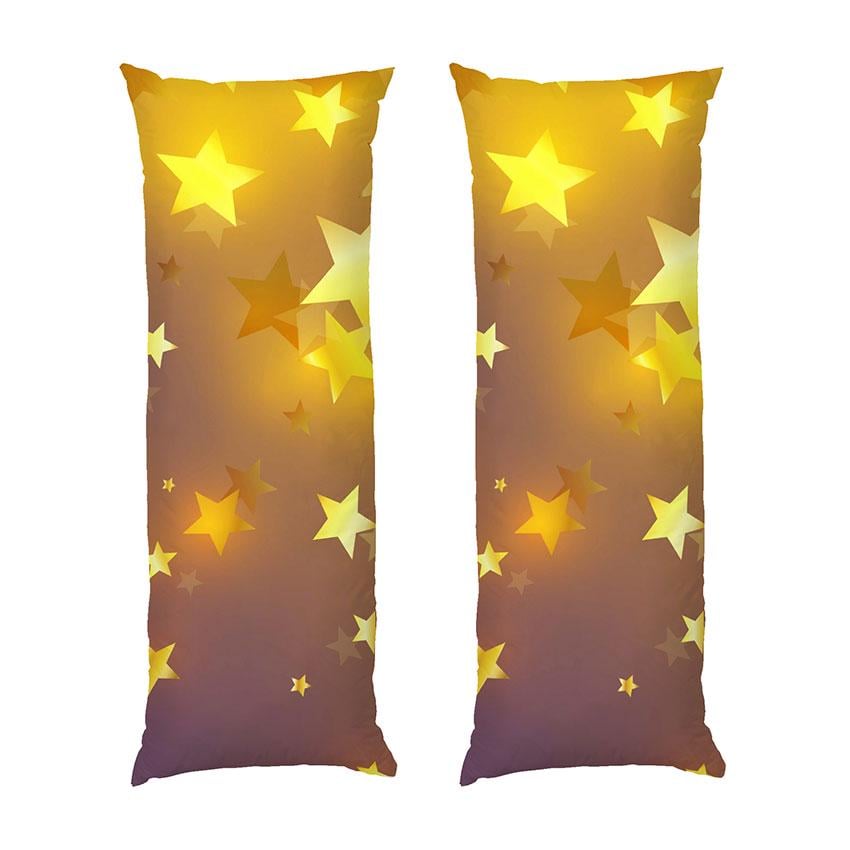Подушка дакимакура Beautiful gold stars габардин 140х45 см (113114-2)